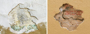 types of stucco problems