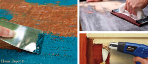 pre-prep when painting/varnishing a door