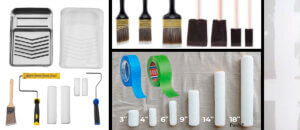 Use The Proper Brush and Roller